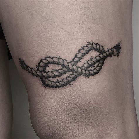 rope knot tattoo|More.